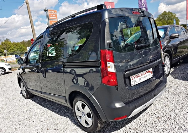 Dacia Dokker cena 57900 przebieg: 56000, rok produkcji 2020 z Międzyrzecz małe 667